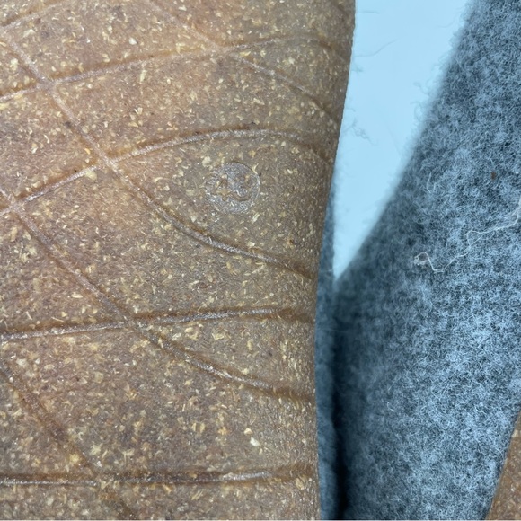 Taos Good Wool Slip On Ankle Boots Grey EU 43 Mens 9.5 Womens 12 Gray slippers - Picture 6 of 8